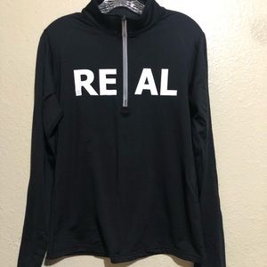 Forever 21 Athletic Zip Pullover Fitness Top